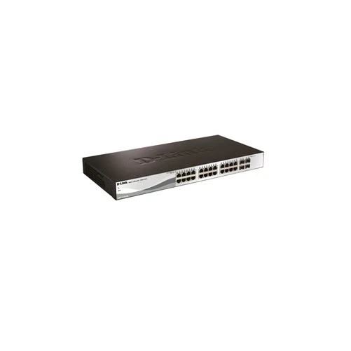 D-Link DGS-1210-28P 24PORT POE GIGABIT SMART MGD SWITCH WITH 4SFP 193W POE BUDGE - Image 1 of 1