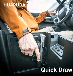 2-Pro-Level Quick- Draw Magnetic Gun Holder – Keep Pistols Ready in Car or Home - Picture 1 of 8
