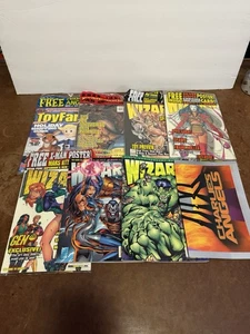 Vintage Lot Of 7 Wizard The Comics Magazine Toyfare - Picture 1 of 6