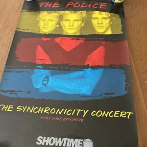 Vintage The Police Synchronicity Promo poster 36x24” - Picture 1 of 6
