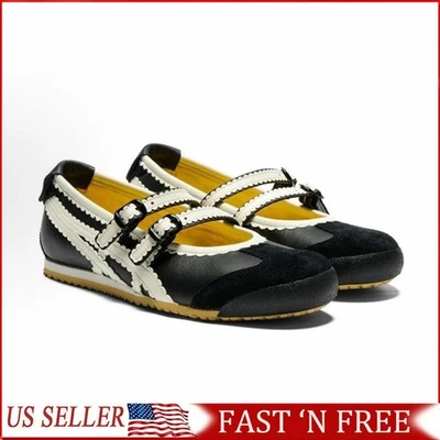 Черные/кремовые балетки Patou x Onitsuka Tiger Mexico 66 Tgrs 118A2678-001 2025 - Изображение 1 из 4