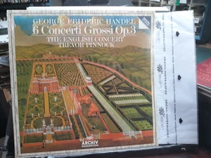 HANDEL 6 Concerti Grossi OP.3 / TREVOR PINNOCK - English Concert - Archiv NM Lp - Picture 1 of 5