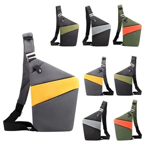 Hombres Deportes Pecho Bandolera Bolso de Hombro Bandolera Riñonera Deportes Mochila de Viaje - Imagen 1 de 20