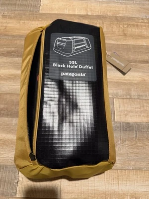 Patagonia black hole duffel Bag  Backpack 55L Glossy Smolder Blue New With Tag - Image 1 of 4