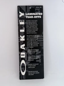 Oakley Airbrake MX Goggle Tear-Offs 14 Pack Laminated Clear 101-261-001 Sealed - Picture 1 of 4