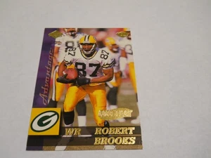 ROBERT BROOKS GOLD PARALLEL GREEN BAY PACKERS 1999 COLLECTOR'S EDGE VORTEIL - Bild 1 von 2