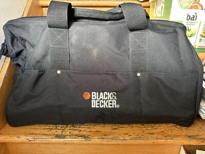 Black & Decker Vintage Tool Zip Up Travel Bag, 22.5” X 13” X 7” - Image 1 of 4