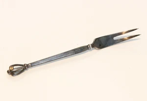 S. Sorensen Sterling Silber Dänemark Olive oder Gurke Gabel Krone - Bild 1 von 6