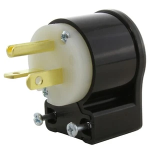 20A 125V NEMA 5-20P 3-Prong Multi-Angle Elbow Male Plug Assembly - Picture 1 of 7