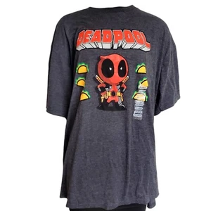 Marvel Deadpool T-shirt Grey Taco  Men’s Size XXL - Picture 1 of 10