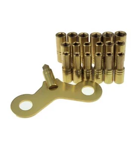 Clock socket wrench winding keys assortment size 000-15 (1.75 to 6.00 mm) - Picture 1 of 1