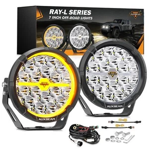 Auxbeam 6 inch Round LED Offroad Light, 132W 14800LM Super Bright LED Off-Road - Imagen 1 de 3