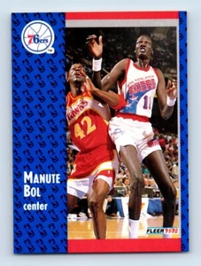 1991-92 Fleer Manute Bol Philadelphia 76ers #335 - Bild 1 von 2