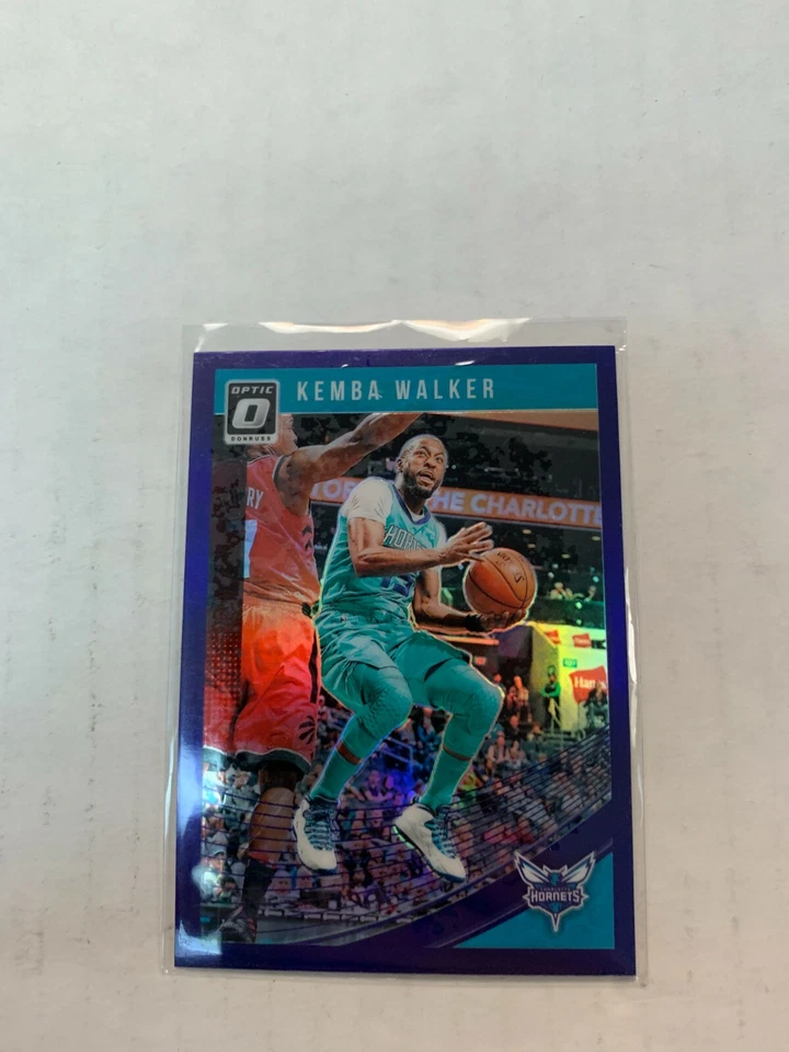 Kemba Walker 2018-19 Optic Purple Prizm Card #8 - Image 1 of 1