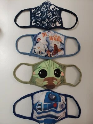 Disney Parks Store Star Wars R2D2 Mandolorian Cloth Face Masks Size Large - Image 1 of 4