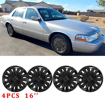 Tapacubos a presión de llanta completa de 16" 4 piezas para Mercury Grand Marquis Foto 1 de 4