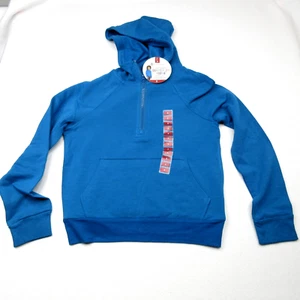 MEMBERS MARK Girl's Hoodie Quarter Zip Soft & Lightweight Teal Size 8 NWT - Picture 1 of 8