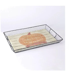 Bandeja para servir parche de calabaza Sonoma Goods For Life Homestead 10"" X 14 - Imagen 1 de 1