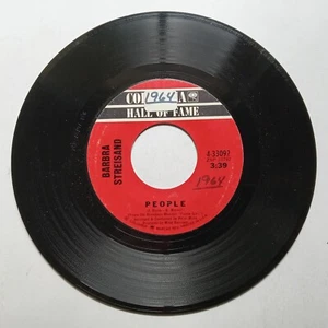 45 RPM Record   5 BARBRA STREISAND Records all Nice VG to VG+ Condition - Picture 1 of 11