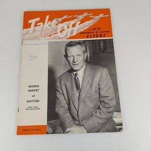 Dayton Flyers vs. Morris Harvey Take Off Basketball Program Dec 4 1957 - Picture 1 of 10