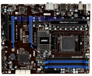 MSI 990XA-GD55 Socket AM3/AM3+ Motherboard AMD 990X DDR3 DIMM USB3.0 ATX - Picture 1 of 5