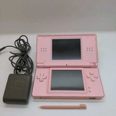 Nintendo DS Lite Noble Pink Console W/ Charger Used Region Free GBA Tested • 44.80€