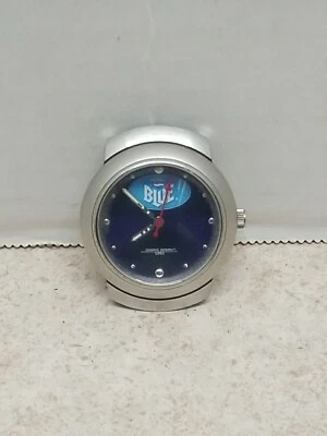 Reloj de cuarzo Jorg gris PEPSI AZUL coleccionable de acero inoxidable para hombre RARO sin correa Foto 1 de 4
