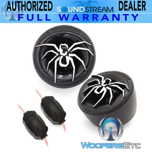 SOUNDSTREAM TWS.7 1" 110W 4-OHM FLUSH MOUNT DOME TWEETERS 12DB CROSSOVERS NEW - Picture 1 of 6