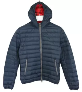 COLMAR Jacket Men's US 38 Full Zip Padded Hooded Quilted Blue Puffer - Picture 1 of 13