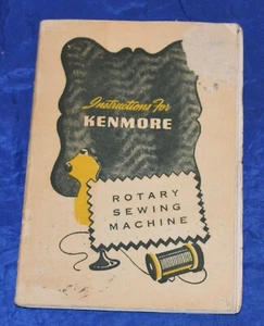 KENMORE 117.552,812,813 MÁQUINA DE COSER ROTATIVA COPIA MANUAL DE ORIGINAL VINTAGE - Imagen 1 de 5
