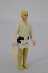 Star Wars Luke Skywalker Farmboy Figure Vintage 1977 Kenner Complete With Saber - Picture 1 of 10