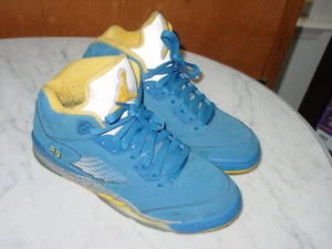 2018 Nike Air Jordan Retro 5 "Reverse Laney" Varsity Royal Youth Shoes Size 6.5Y - Picture 1 of 14
