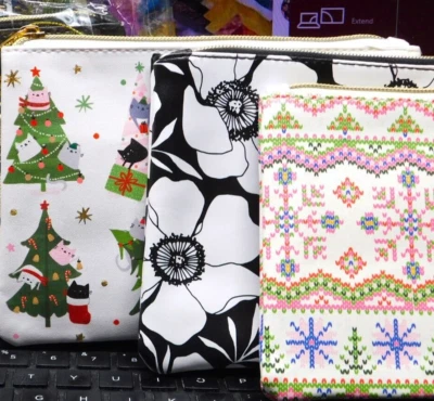 Glam Zippered Bags for Sewing/Quilting Notions/Makeup/First Aide - Image 1 of 4