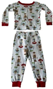 Disney Toy Story Buzz Woody Jessie Nutcracker Christmas Kids Pajama Set New - Picture 1 of 3