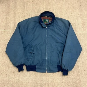 Vintage Harrington Jacket Large Blue 1980s Ozark Trail Faded - Picture 1 of 11