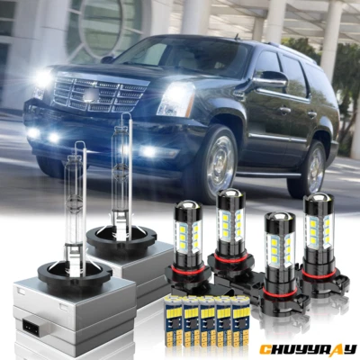 Kit combo de lâmpadas DRL para Cadillac Escalade 2010 condução neblina - Imagem 1 de 4