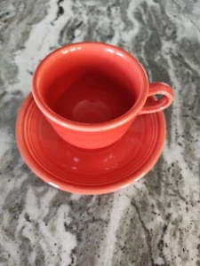 Fiestaware Paprika CUP & SAUCER SET Fiesta HLC Retired - MINT! - Picture 1 of 4