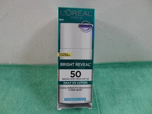 L'Oreal Paris Bright Reveal SPF 50 Daily UV Lotion 1.7 fl oz Exp. 07/25 - Picture 1 of 8