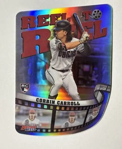 2023 Bowman's Best - Reel to Reel Die-Cuts #RR-3 Corbin Carroll (RC) - Picture 1 of 2