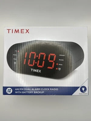 Timex - AM/FM Dual Alarm Clock Radio w/ 1.2 Inch LED Display - T231B - Image 1 of 4