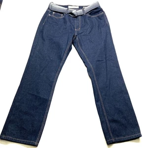 Pantalones de mezclilla vintage Genes 1891 Lived In para hombre 34x30 azul calce ajustado pierna recta - Imagen 1 de 19