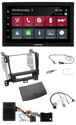 Blaupunkt DAB Bluetooth USB Lenkrad 2DIN Autoradio für Opel Zafira ab 13 jet bla - Bild 1 von 4