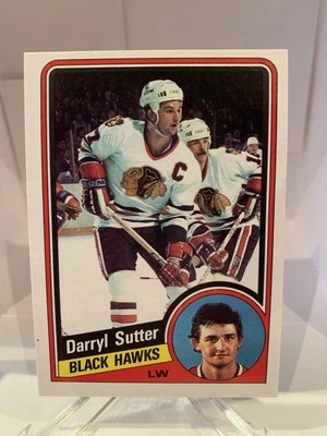1984-85 O-PEE-CHEE DARRYL SUTTER HOCKEY CARD #47 CHICAGO BLACKHAWKS OPC - Image 1 of 2