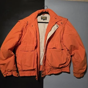 Osh Kosh B'gosh Vintage Orange Puffer Jacket (Mens Large) - Picture 1 of 10