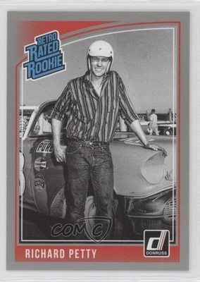 2019 Panini Donruss NASCAR Retro Rated Rookies Silver Richard Petty #17 HOF - Image 1 of 2