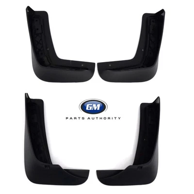 2018-2023 Chevrolet Traverse Front & Rear Splash Guards Molded Black OEM GM - Image 1 of 4