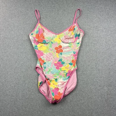 Maiô feminino Lilly Pulitzer 14 peças uma peça floral feminino - Imagem 1 de 4