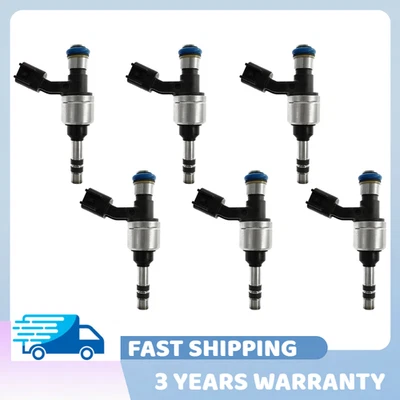 6 топливных форсунок для Buick LaCrosse 3 л V6 2010 Cadillac CTS 3 л V6 2010 2011 США - Изображение 1 из 4
