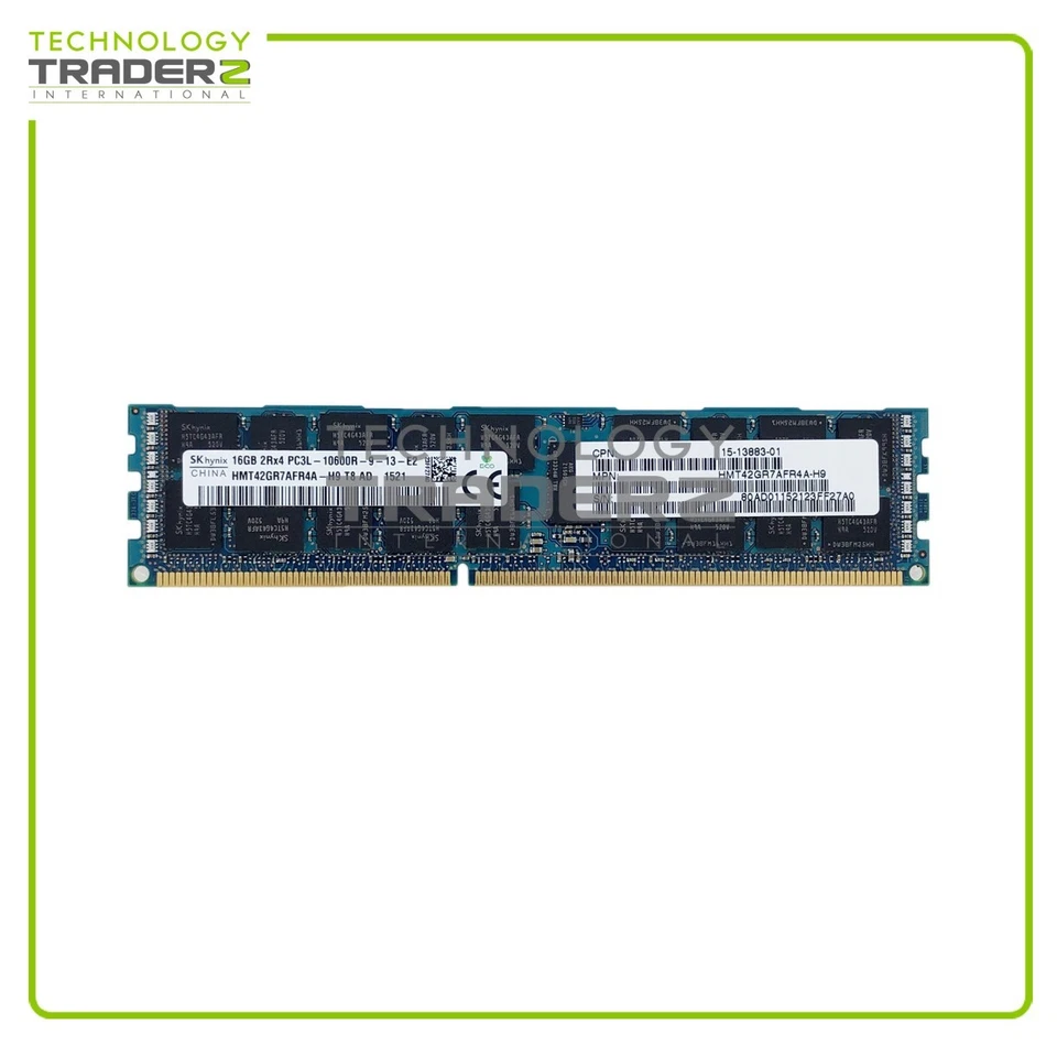 15-13883-01 Cisco Hynix 16GB PC3L-10600R DDR3-1333MHz ECC 2Rx4 Memory Module - Image 1 of 1