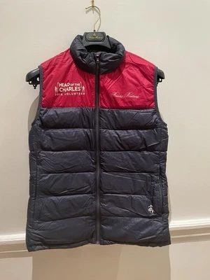 EXCELLENT Brooks Brothers Vest Puffer Head of the Charles 2016 Volunteer Navy S - Image 1 of 4